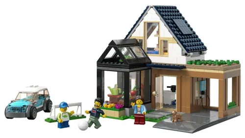 LEGO City 60398 aile evi ve elektrikli araç