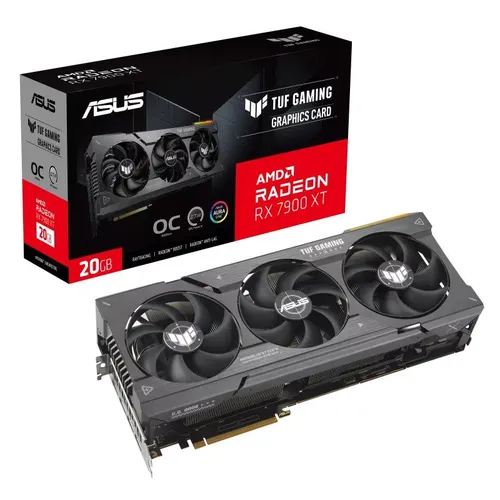 Karta graficzna ASUS TUF Gaming Radeon RX 7900 XT OC Edition 20GB GDDR6 320bit FSR