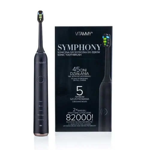 Szczoteczka soniczna Vitammy Symphony Czarny