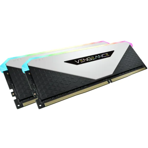 Pamięć RAM Corsair Vengeance RGB RT DDR4 16GB (2x8GB) 3200 CL16 Biały