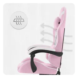 Fotel CABRO C500 Różowo-Biały