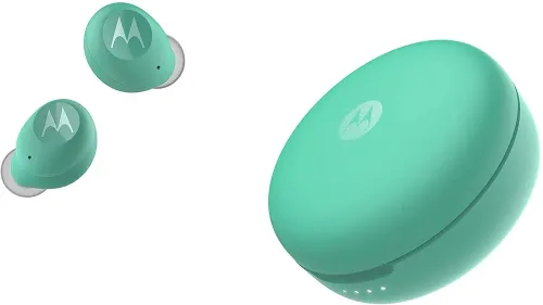 Słuchawki bezprzewodowe Motorola Vervebuds 250 True Wireless Dokanałowe Bluetooth 5.0 Turkusowy