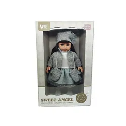 Lalka w zimowym ubranku 35cm