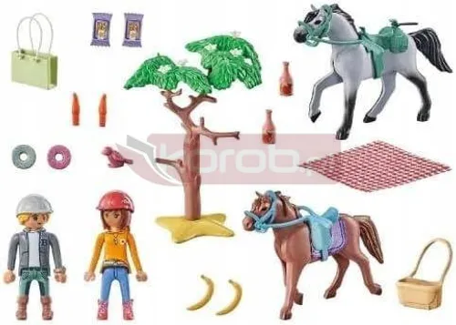 PLAYMOBIL STARTER PACK 71470 WYCIECZKA KONNA NA PLAŻĘ Z AMELIĄ I BENEM