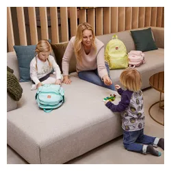 Tribini Joy rucsac mare LEGO Casual-emoji / roz pastel