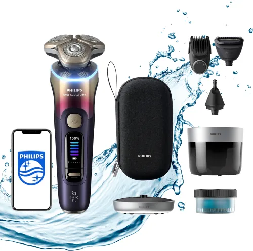 Golarka PHILIPS Seria i9000 Prestige Ultra Face & Body SkinIQ Pro XP9407/37 Na mokro i sucho