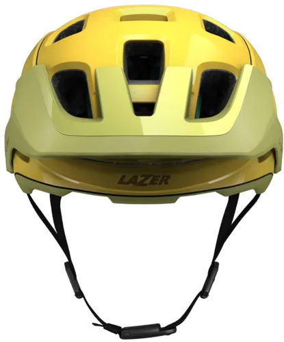 Kask rowerowy LAZER Jackal KinetiCore Złoto-zielony MTB (rozmiar L)