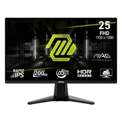 Monitor MSI MAG 255F E20 24.5" 1920x1080px IPS 200Hz 0.5 ms [GTG]