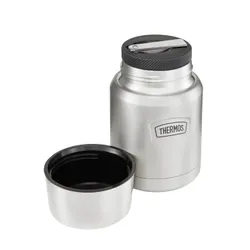 Termos obiadowy z łyżką Thermos Icon Food Jar 0,47 l - matte stainless steel