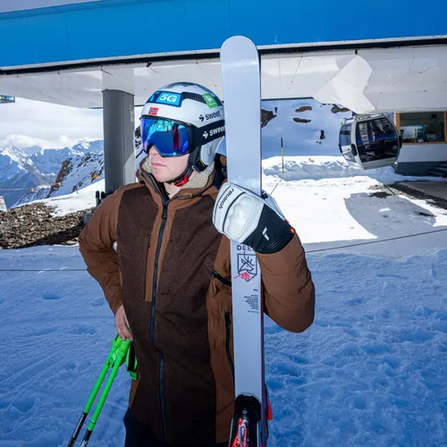 Rękawice narciarskie Reusch World Champ Mitten white/black