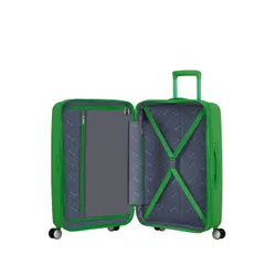 Walizka średnia Soundbox American Tourister - grass green