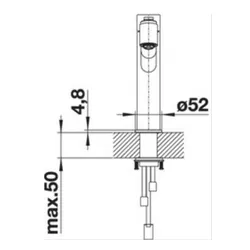 Bateria BLANCO Ambis-S 523119 Stal szlachetna