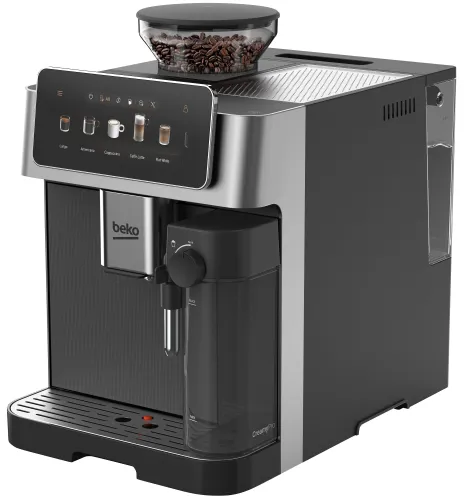 Ekspres BEKO CaffeExperto CEG8564X 50 programów ColdBrew Kawy mrożone 19 bar Stalowy młynek Zdalne sterowanie Inox