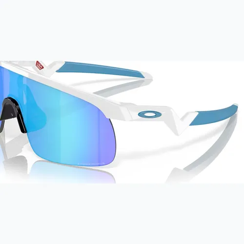 Okulary przeciwsłoneczne dziecięce Oakley Resistor polished white/prizm sapphire