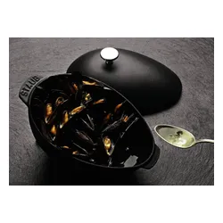 STAUB Moules 2 l - garnek do muli żeliwny z pokrywką