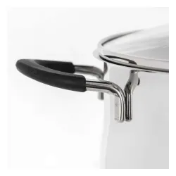 Garnek ze stali nierdzewnej z pokrywką DALIE STEEL 4,8 l