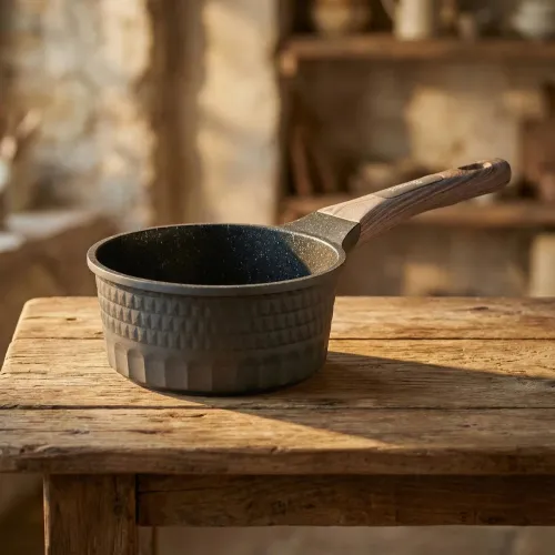 Rondel na indukcję z powłoką marmurową Starke Pro Embossed 1,2 l