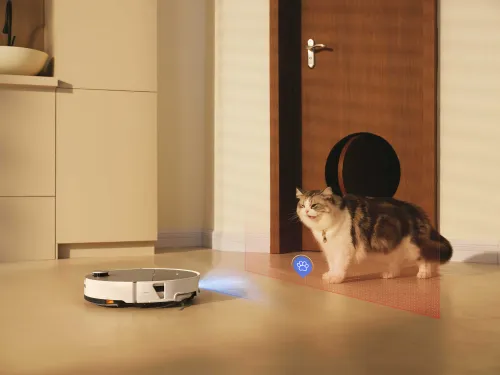 Robot sprzątający Roborock Saros 20 Sonic Complete Funkcja mopowania Stacja oczyszczająca Tworzenie mapy pomieszczenia Funkcje AI Biały