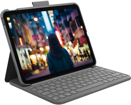 Etui na iPad LOGITECH Slim Folio Szary Klawiatura