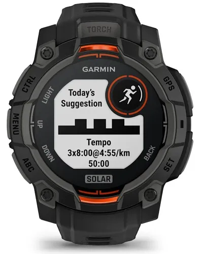 Smartwatch GARMIN Instinct 3 45mm Solar Czarny