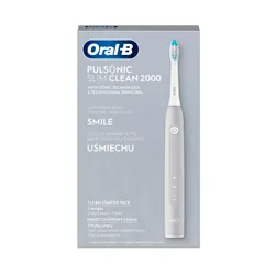 Elektrikli Diş Fırçası Oral-B Pulsonic İnce Temiz 2000 Gri