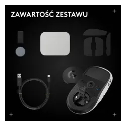 Myszka gamingowa Logitech G Pro X2 Superstrike Biały