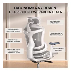 Fotel SIHOO Doro C300L Biały