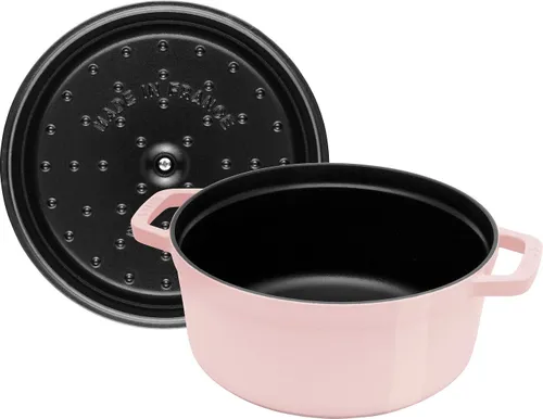 Garnek żeliwny okrągły 3.8 ltr STAUB LA COCOTTE Różowy