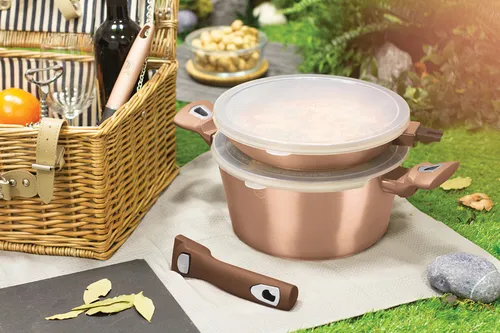Zestaw garnków BERLINGER HAUS Rose Gold Edition BH-7051 (6 elementów)