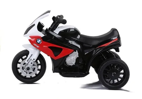 Motorek Na Akumulator Dla Dzieci 1-3 Lata Trójkołowy Bmw S1000Rr LED Skóra