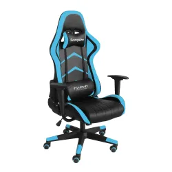 Fotel Marvo CH-106 Gamingowy do 150kg Skóra ECO Niebieski