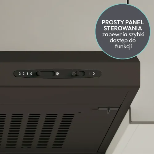 Okap Candy CFT610/4N/1 Czarny