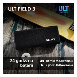 Głośnik Bluetooth Sony ULT Field 3 SRS-ULT30H Szary + Słuchawki bezprzewodowe ULT Wear WH-ULT900NB Czarny