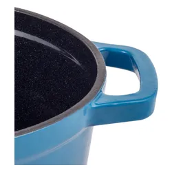 Garnek żeliwny VINTAGE CUISINE VC2P2218BL20CP Niebieski Ombre 2.2L