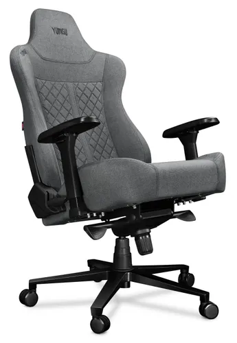 Fotel YUMISU 2052 Magnetic Jasnoszaro-czarny