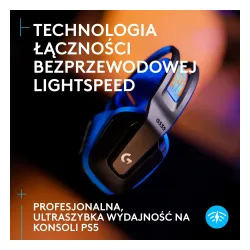 Słuchawki bezprzewodowe z mikrofonem Logitech G535 Lightspeed Nauszne Czarno-niebieski