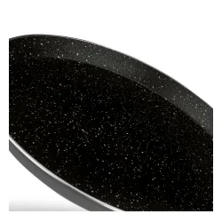 Patelnia do naleśników nieprzywierająca Tadar Amarantina Grey Marble 24 cm indukcja