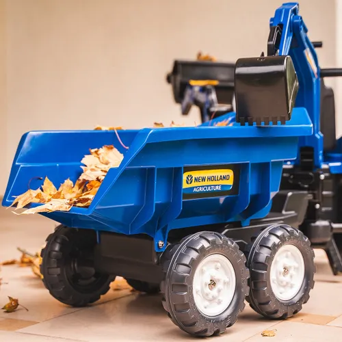 Falk Traktor na Pedały New Holland T8 z Koparką i Przyczepą 3-7 lat