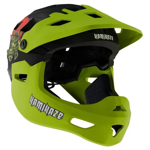 Kask KAMIKAZE Ronin Zielony Full Face (rozmiar L)