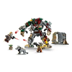 LEGO Star Wars 75451 Mandalorian i Starcie z droidem , zestaw klocków 9+