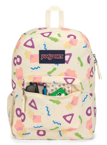 JanSport Cross Town Kız Sırt Çantası-Memphis neon