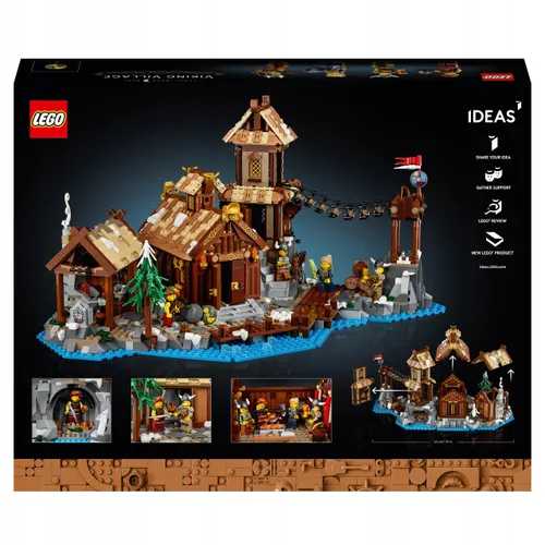 Конструктор Lego Ideas Деревня Викингов 21343