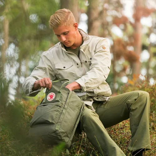 13 dizüstü Bilgisayar için Fjallraven Kanken Sırt Çantası-süper gri