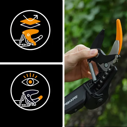 Sekator do gałęzi FISKARS Żyrafa X-Series DualAction 1080131 UPX96