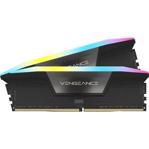 Pamięć RAM Corsair Vengeance RGB DDR5 32GB (2 x 16GB) 6400 CL32 Czarny