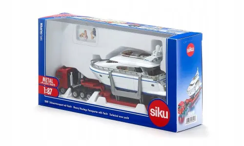 Siku Super Ciężarówka z jachtem Siku 1849