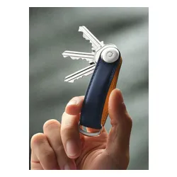 Skórzane etui na klucze Orbitkey Key Organiser Matte Leather - dusk