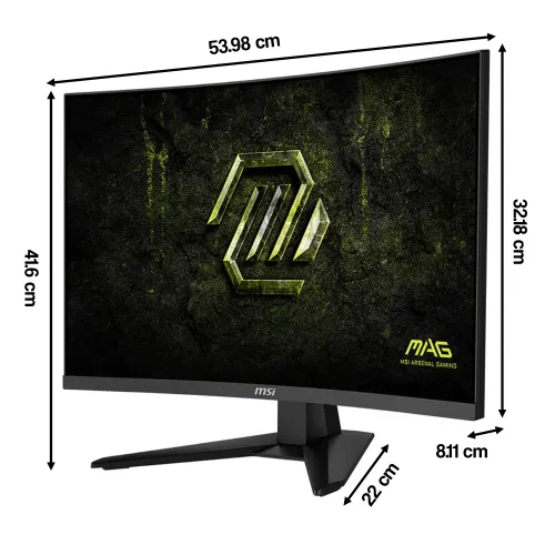 Monitor MSI Mag 245C X24 23.6" 1920x1080px 240Hz 1 ms [MPRT] Curved