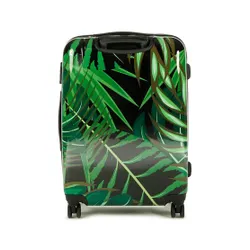 Средний жесткий чемодан Saxoline Palm Leaves 1460h0.60. 10 Palm Leaves