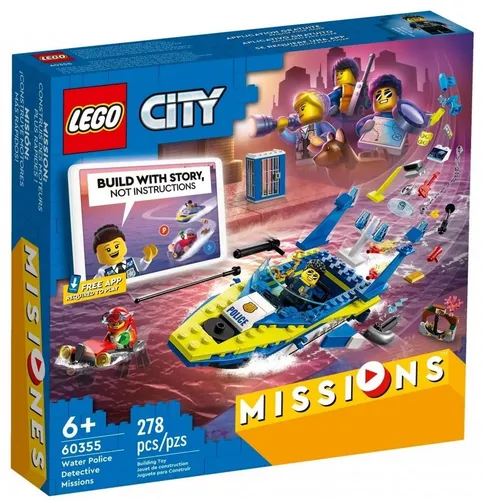 LEGO City 60355 расследование водной полиции